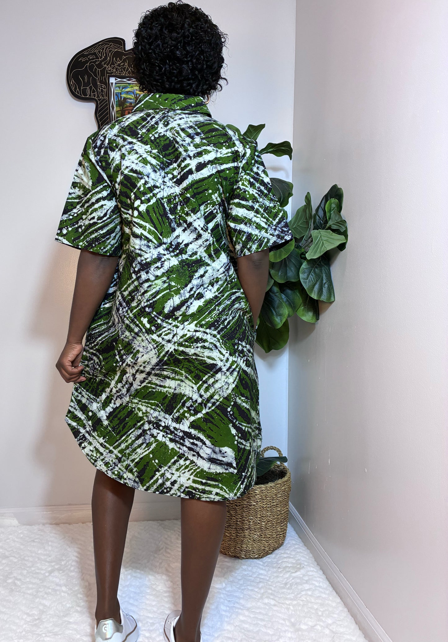 Batiki Shirt Dress