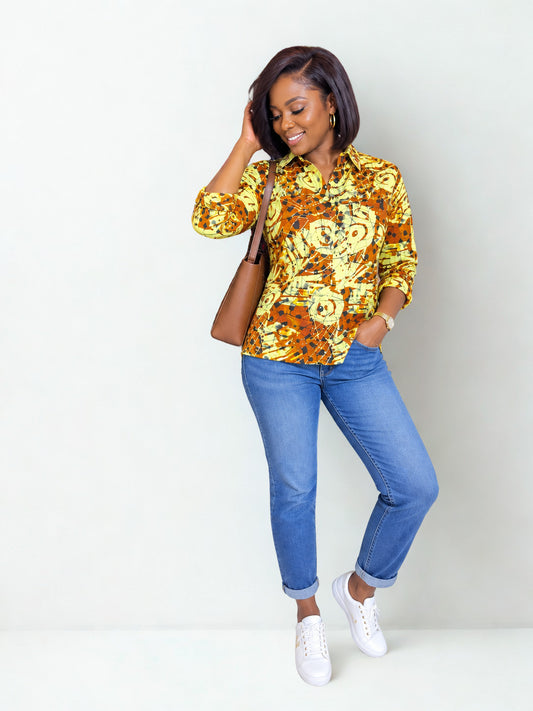 Boo kitenge shirt
