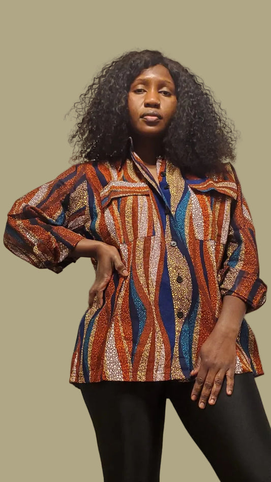 Boo kitenge shirt
