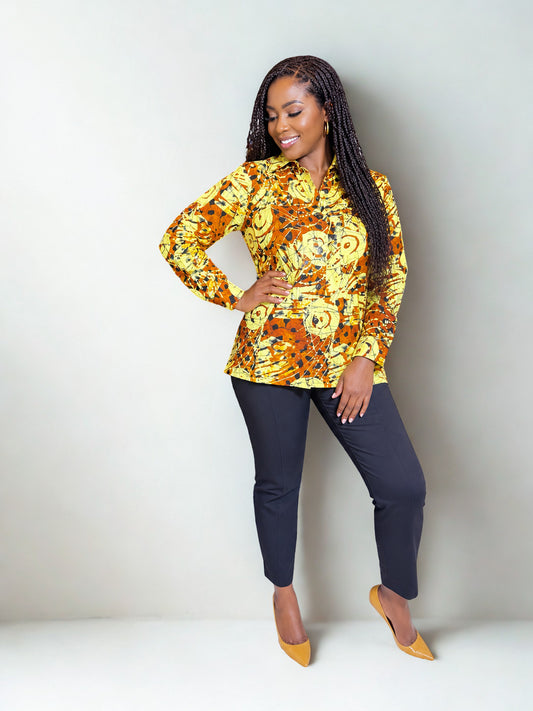 Boo kitenge shirt
