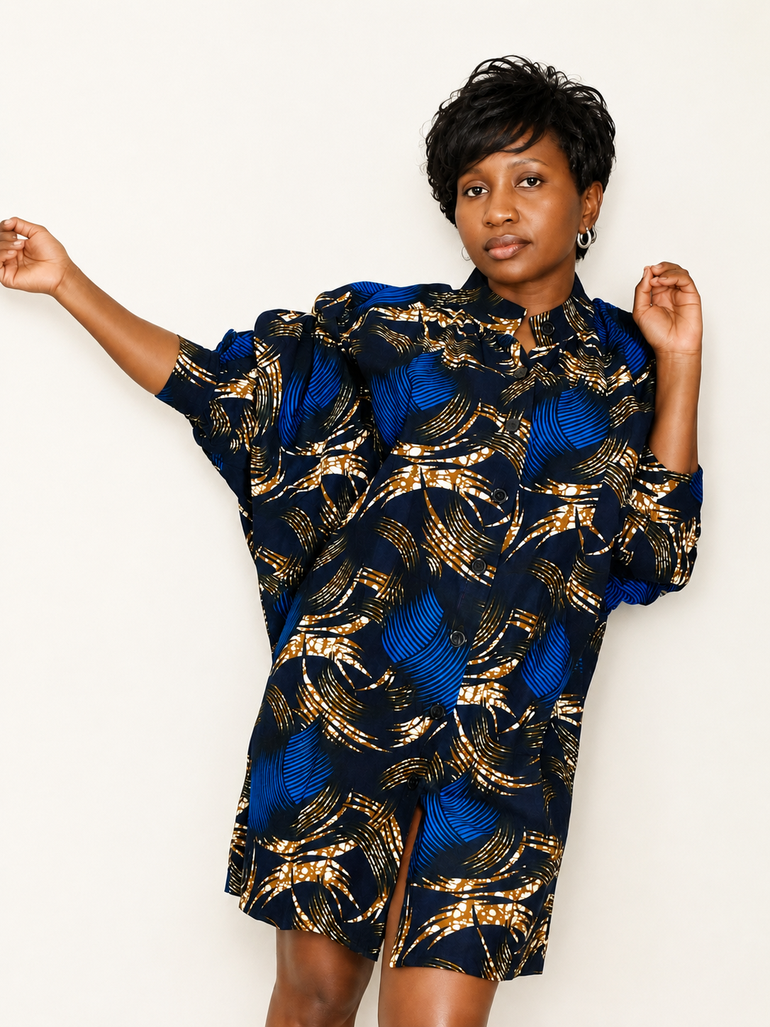 Kipepeo shirt dress