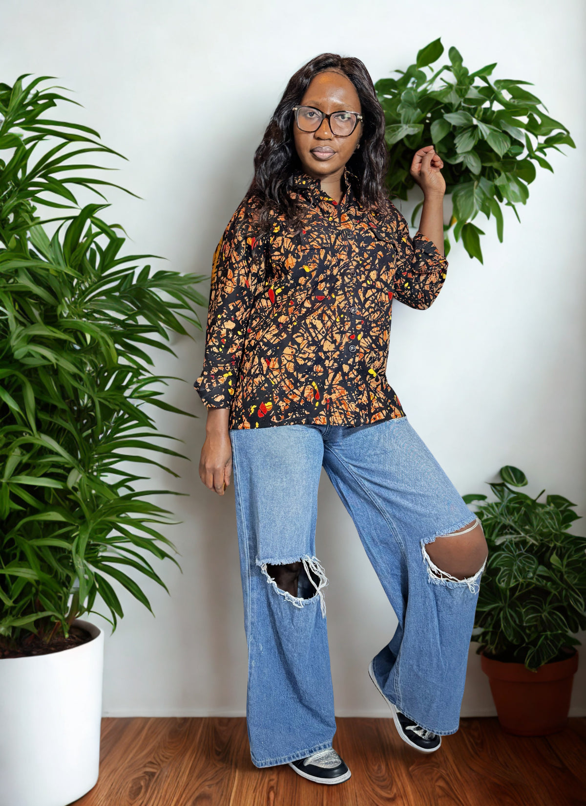 Boo kitenge shirt