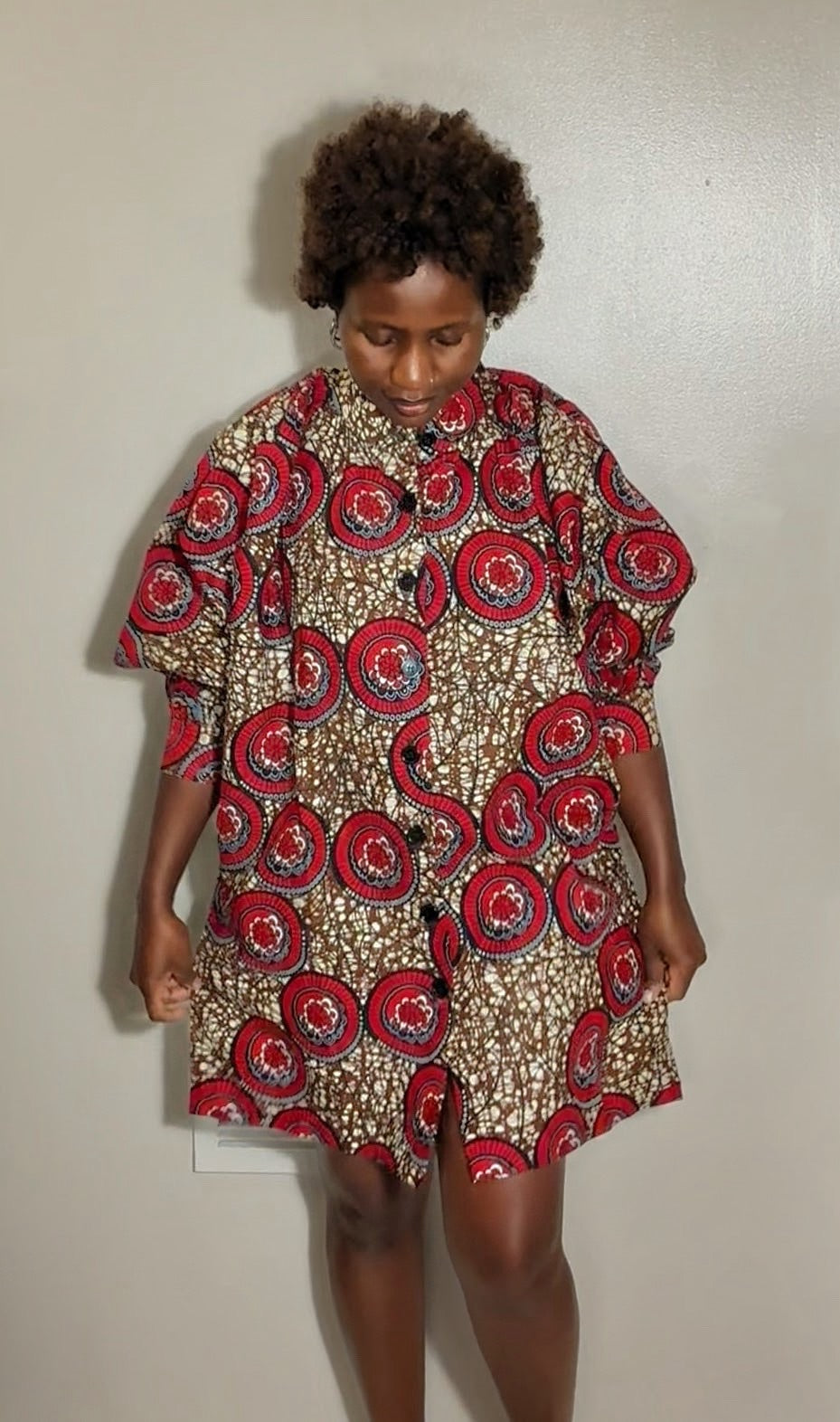 Kipepeo shirt dress