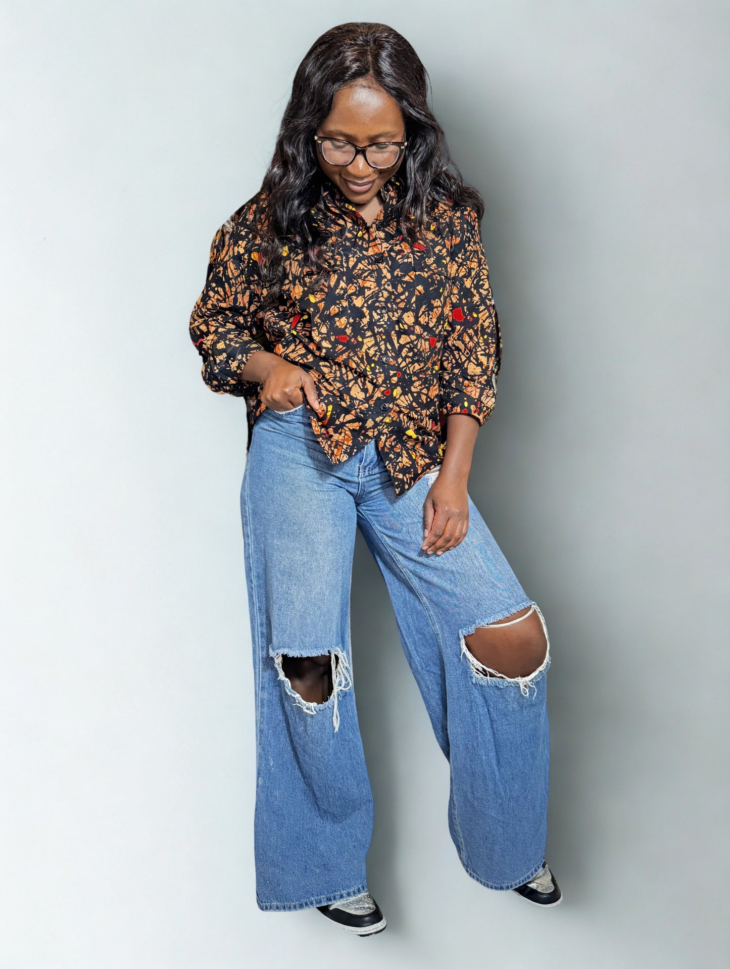 Boo kitenge shirt