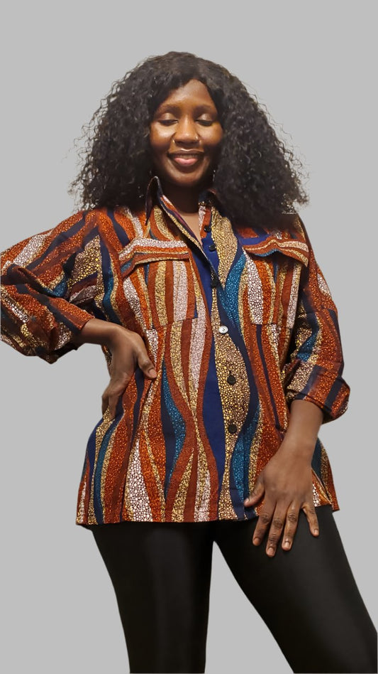 Boo kitenge shirt