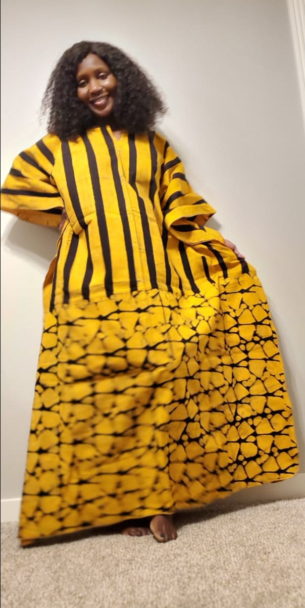 Yellow Zebra-boubou