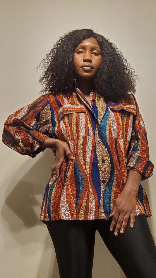 Boo kitenge shirt